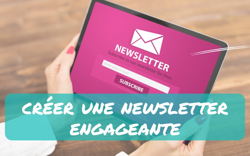 newsletter attrayante avec un design engageant et un contenu percutant