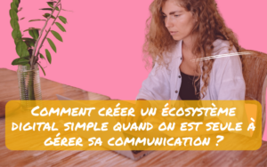 une femme qui gère sa stratégie de communication