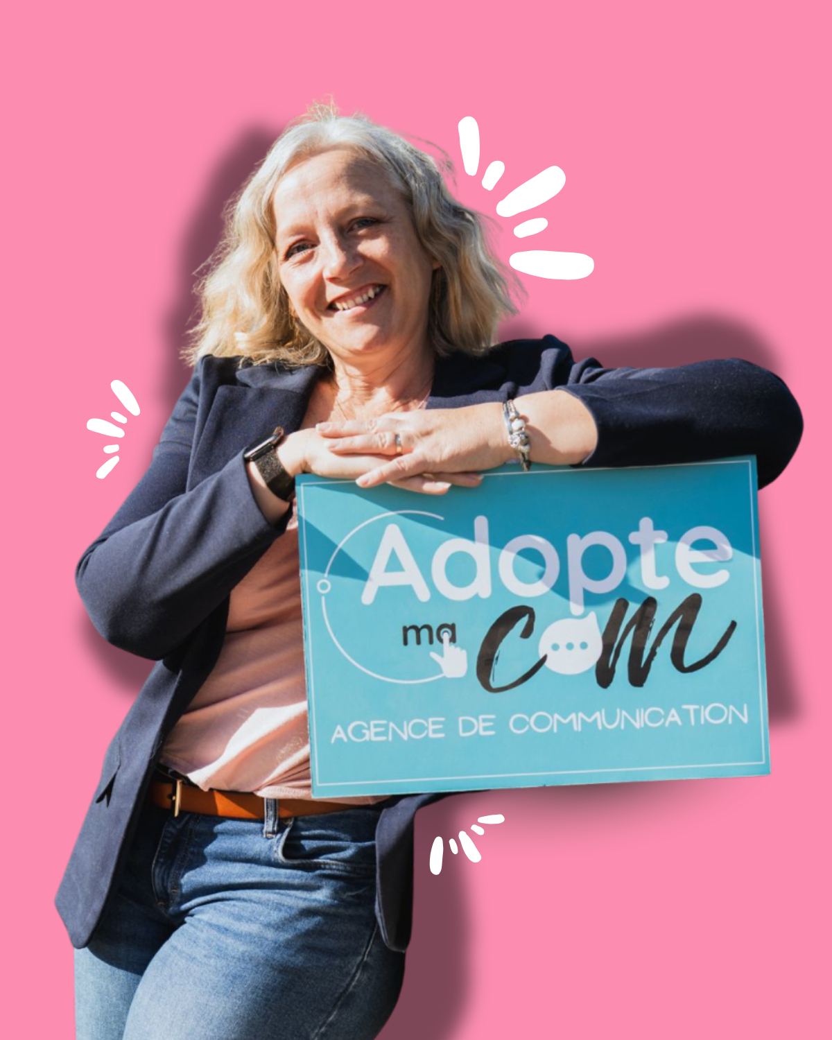 Catherine Mugot, fondatrice d'Adopte ma Com, agence de communication dans l'Aube